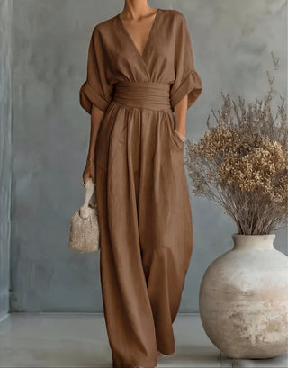 Marina | Lockerer Jumpsuit mit weitem Bein