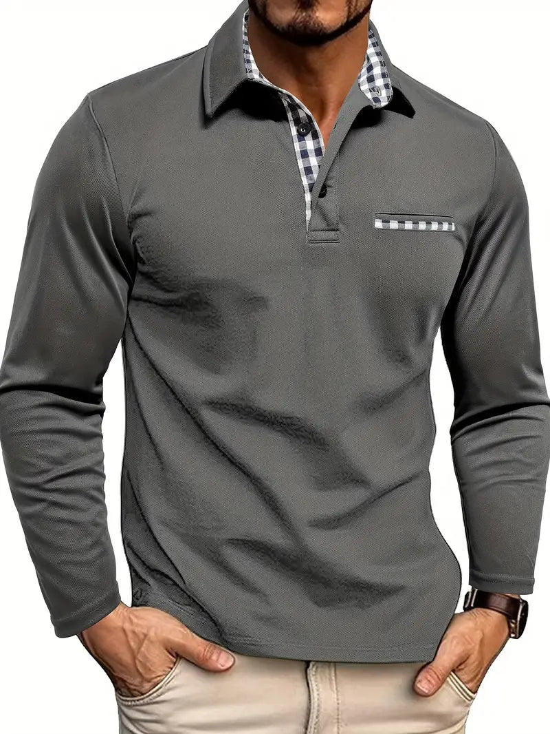 Tom | Poloshirt mit langen Ärmeln