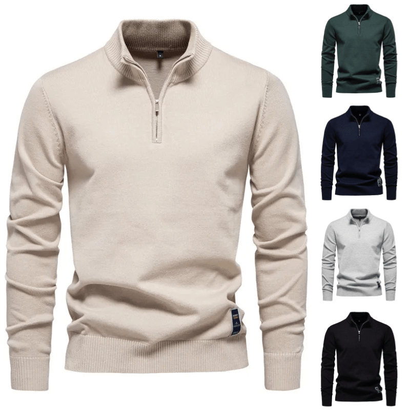 Daan I Pullover mit Reißverschluss