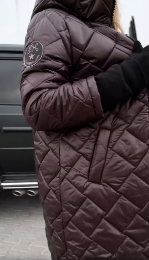 Anna | Elegante Stepp-Winterjacke mit Warmem Kapuze