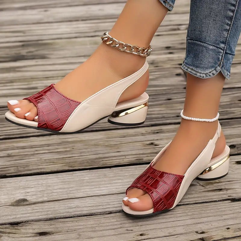 Gloria | Moderne Slingback-Sandalen