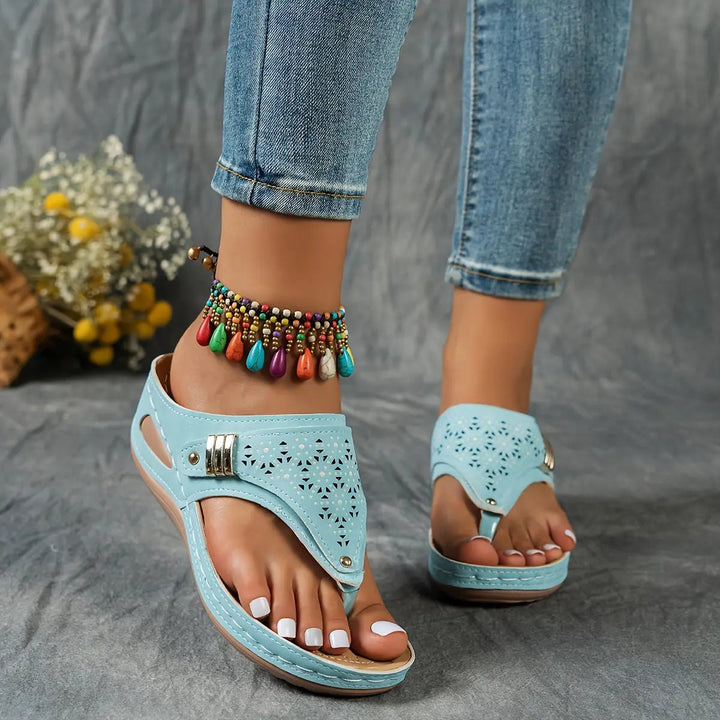 Élodie - Keil-Zehensandalen für Damen