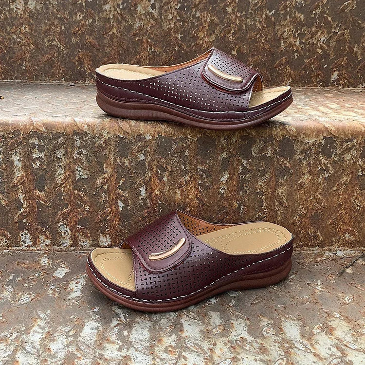 Joanna | Minimalistische Slip-On-Sandalen
