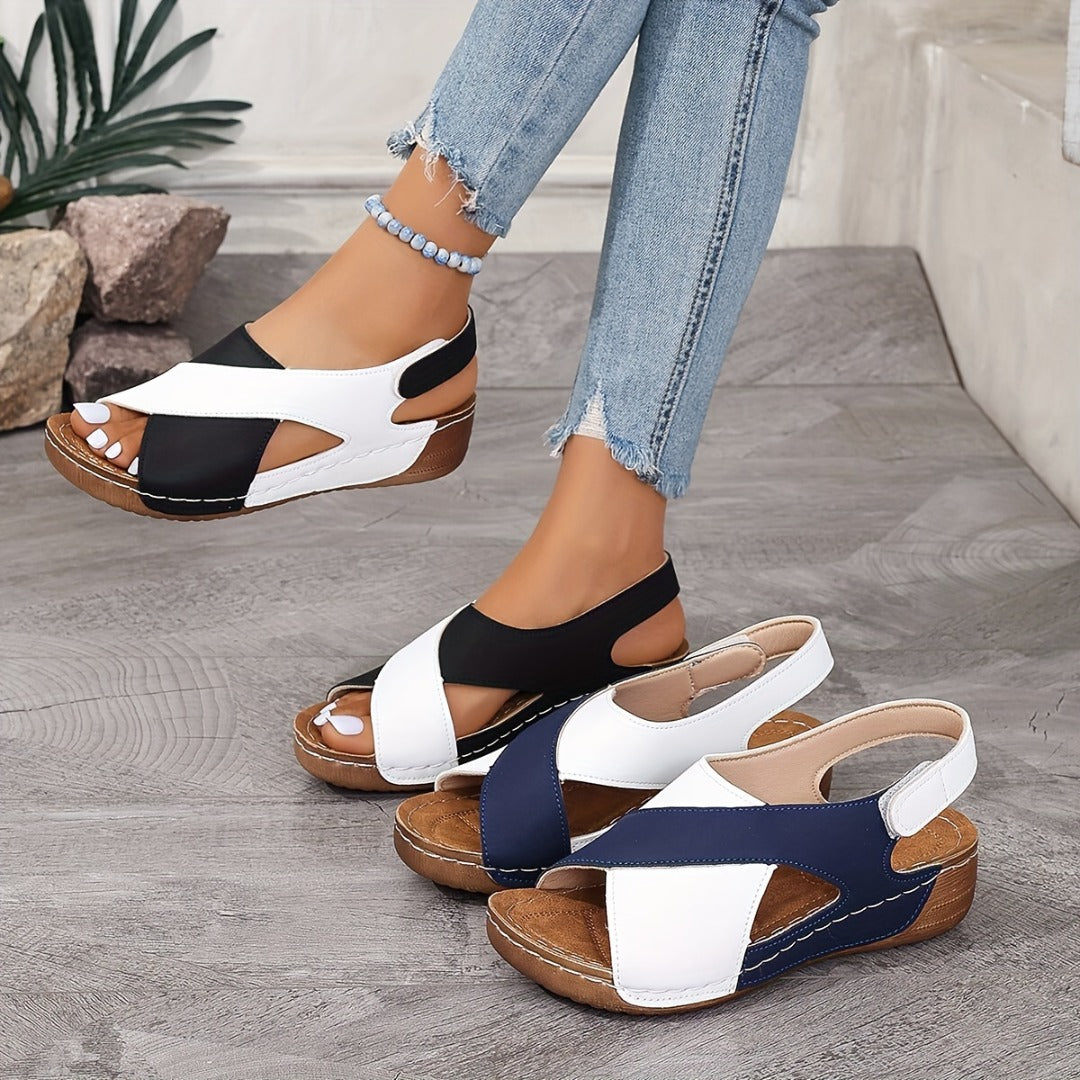 Gela | Offene Zehen Komfortsandalen