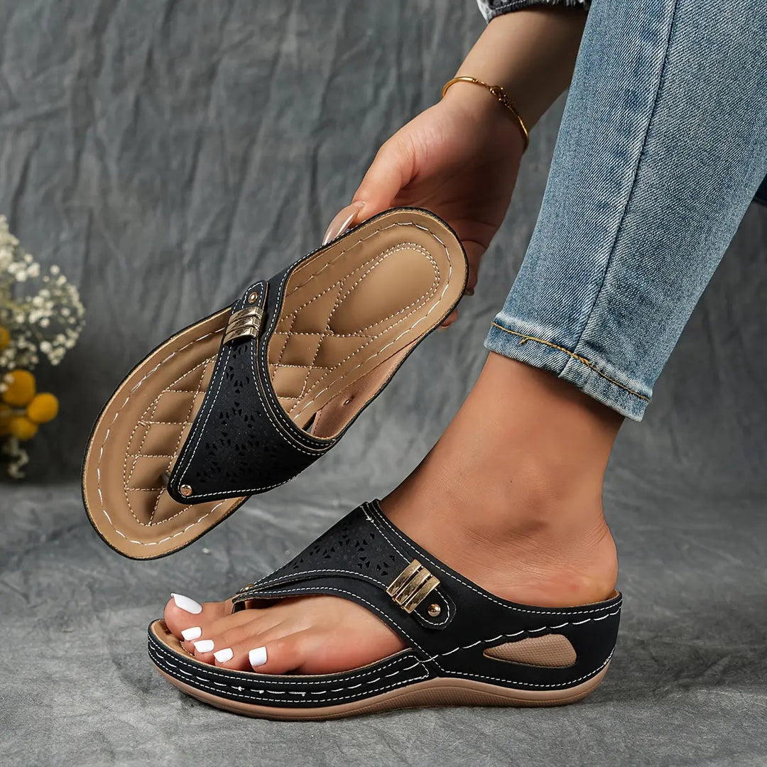 Élodie - Keil-Zehensandalen für Damen