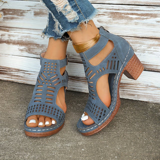 Elena | Sandalen mit Doppelriemen