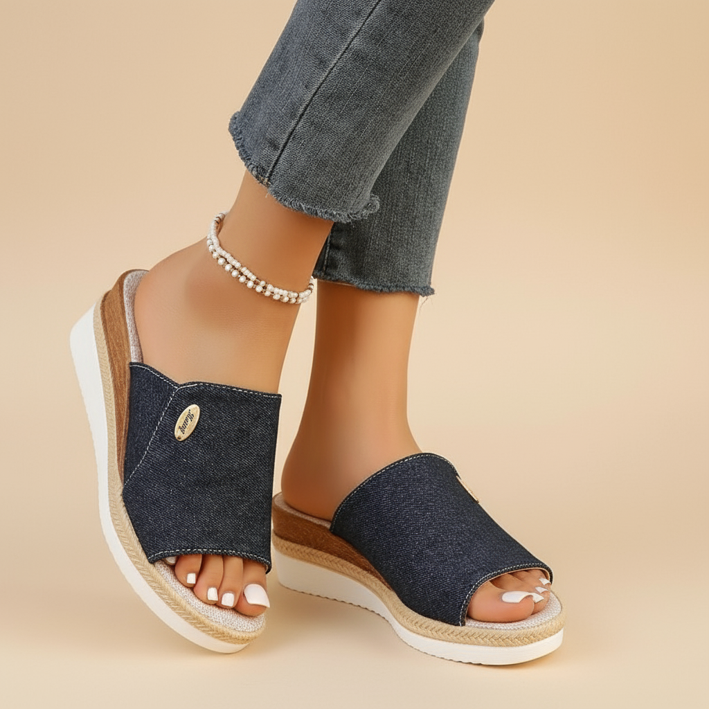 Talia | Moderne Komfort-Keilsandalen