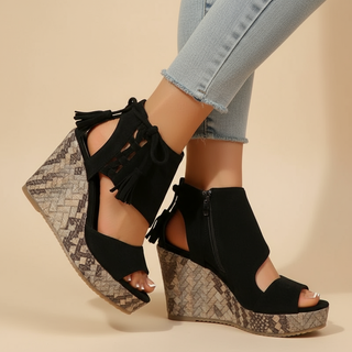 Marnie | Plateausandalen mit Schnürung