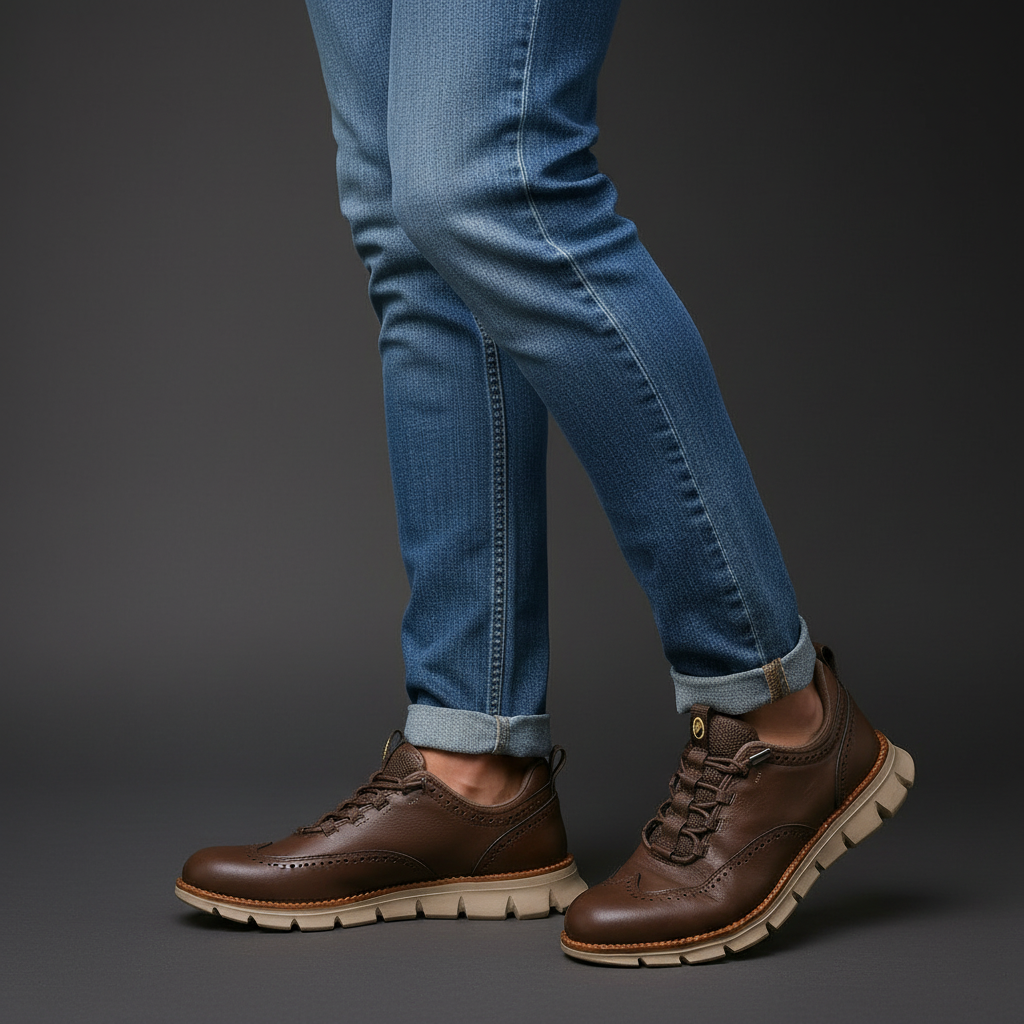 Jonas | Sneaker im Wingtip-Stil