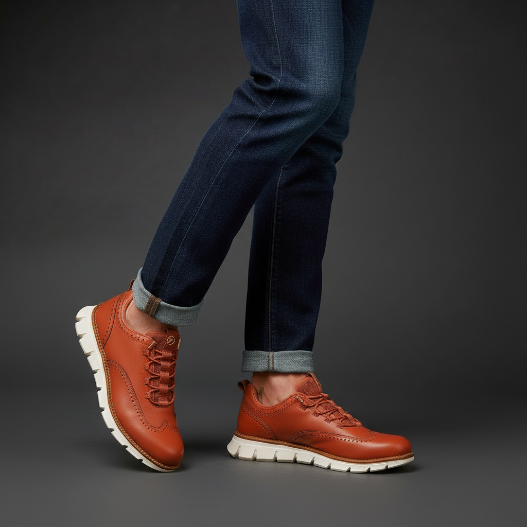 Jonas | Sneaker im Wingtip-Stil