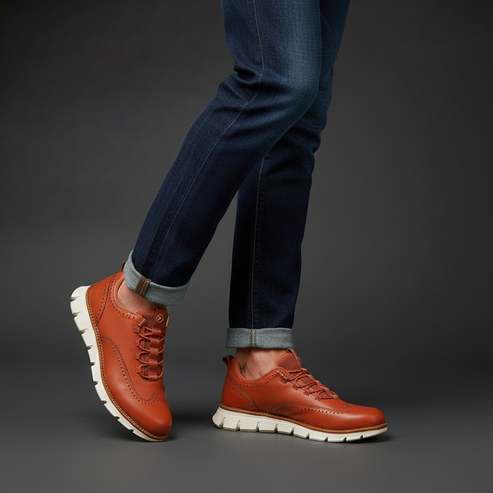 Jonas | Sneaker im Wingtip-Stil
