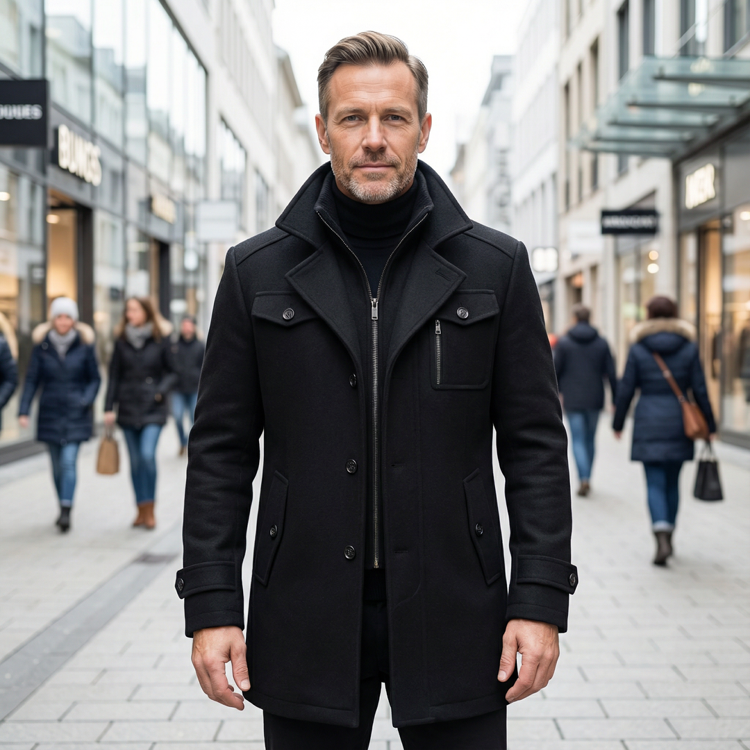 Klaus | Zweiteiliger Wollmantel