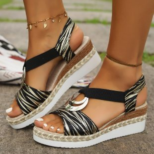 Linni | Bequeme Ergonomische Sandalen mit Keilabsatz