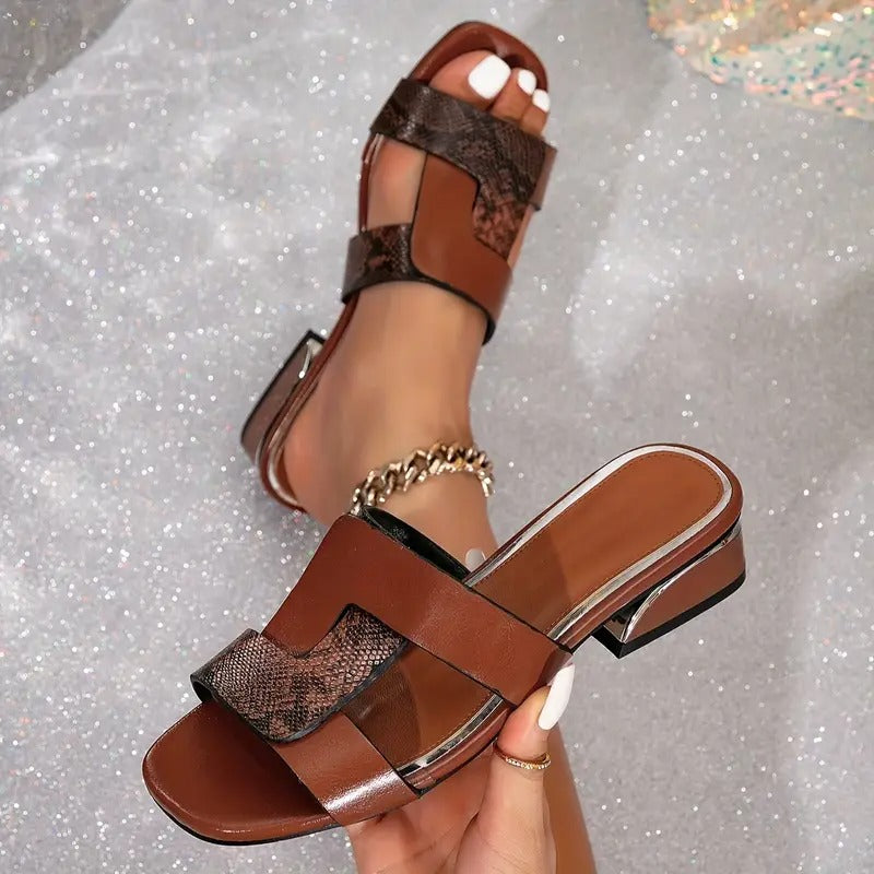 Selene | Sandalen mit Offener Zehenpartie