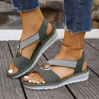 Doreen | Bequeme Slip-On Sandalen