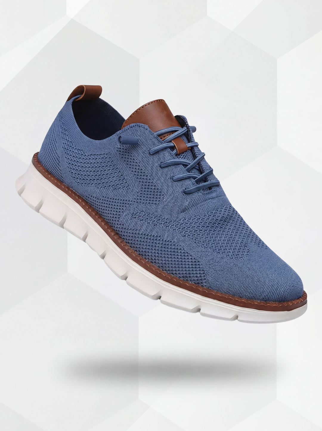 Gunnar | Atmungsaktive Alltagsschuhe - Blau-weiß