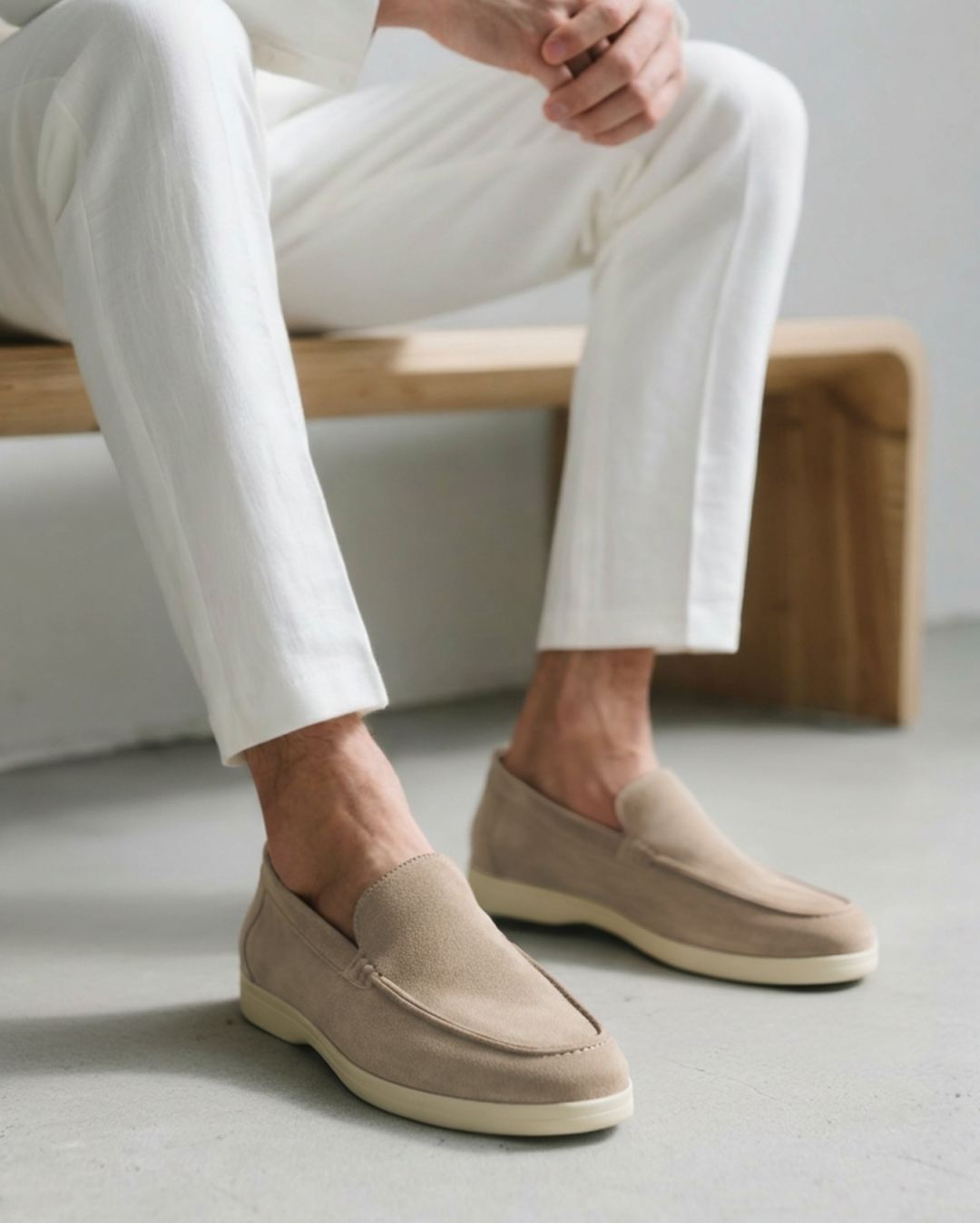 Old Money Wildleder Slipper