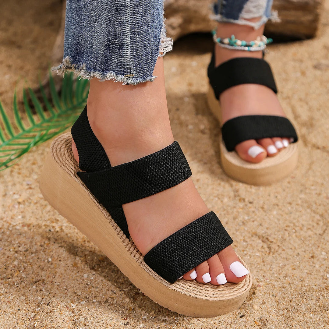 Valleentina | Bequeme Soft-Step-Plateau-Pantoletten