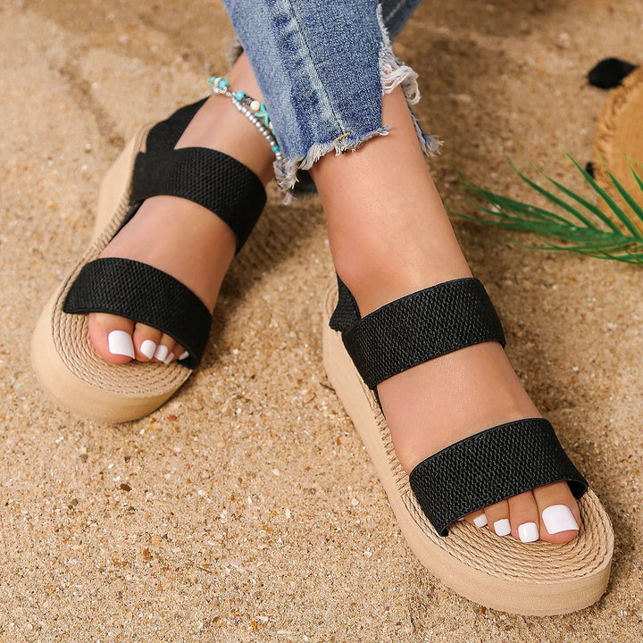 Valleentina | Bequeme Soft-Step-Plateau-Pantoletten