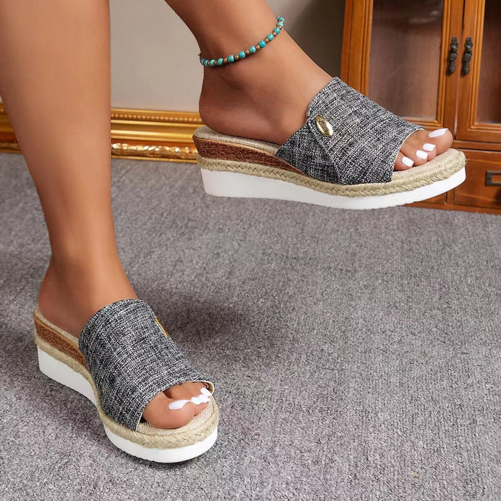 Talia | Moderne Komfort-Keilsandalen