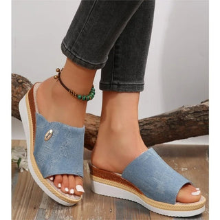 Talia | Moderne Komfort-Keilsandalen