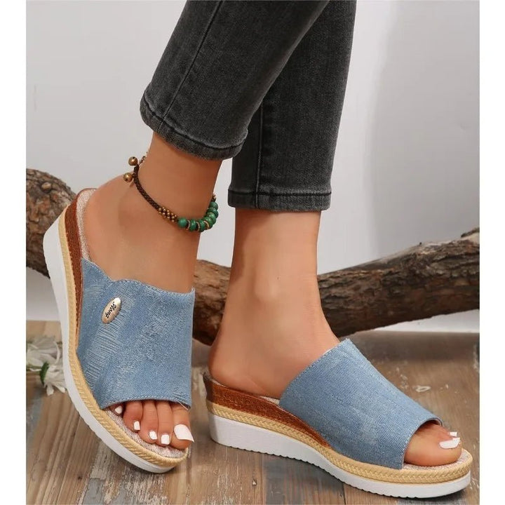 Talia | Moderne Komfort-Keilsandalen