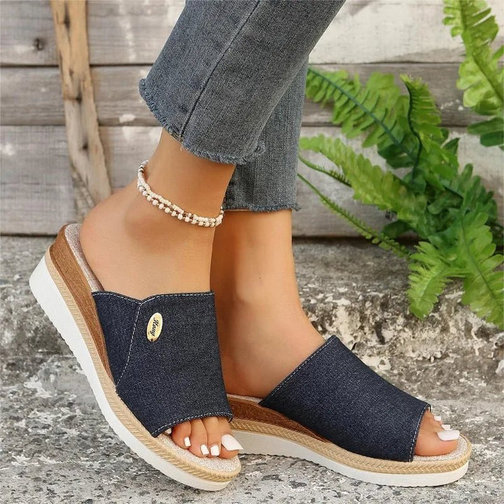 Talia | Moderne Komfort-Keilsandalen
