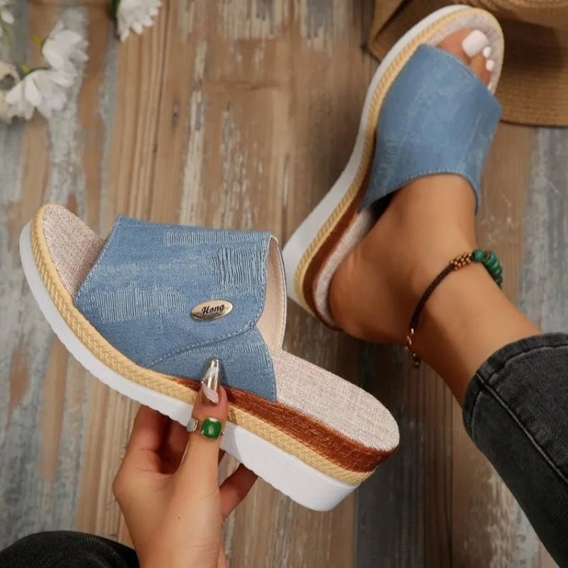 Talia | Moderne Komfort-Keilsandalen