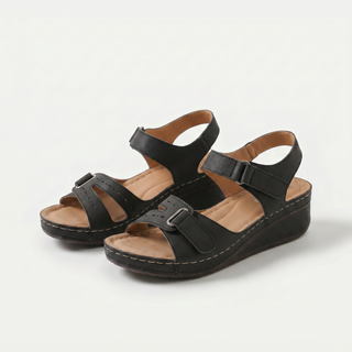 Sandy - Bequeme Orthopädische Sandalen mit Keilabsatz