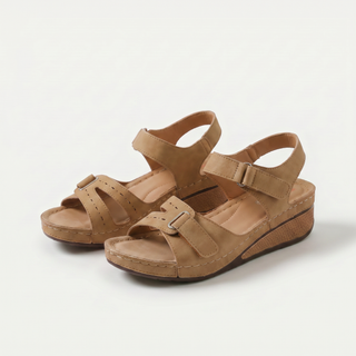 Sandy - Bequeme Orthopädische Sandalen mit Keilabsatz