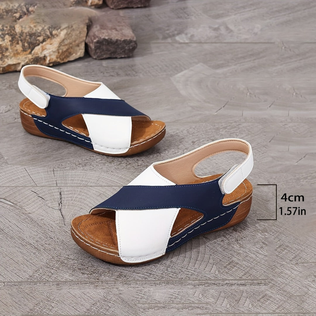 Celia | Sandalen im Farbblock-Design