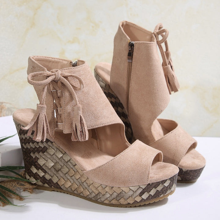 Marnie | Plateausandalen mit Schnürung