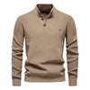 Michiel | Herren Pullover mit Knopfdessin