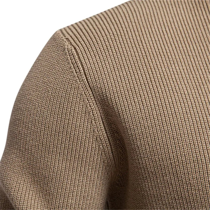 Michiel | Herren Pullover mit Knopfdessin