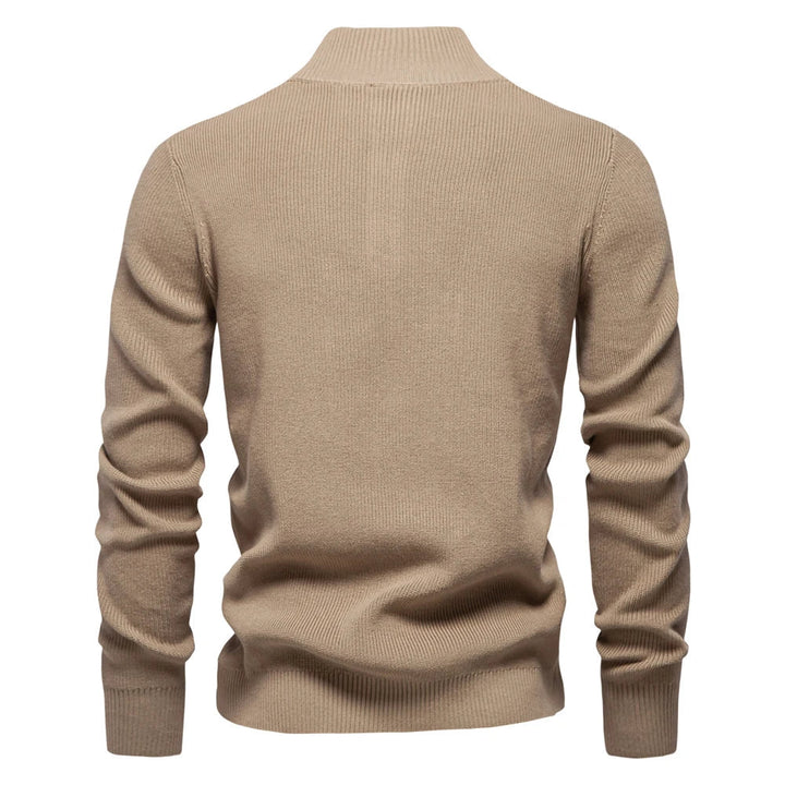 Michiel | Herren Pullover mit Knopfdessin