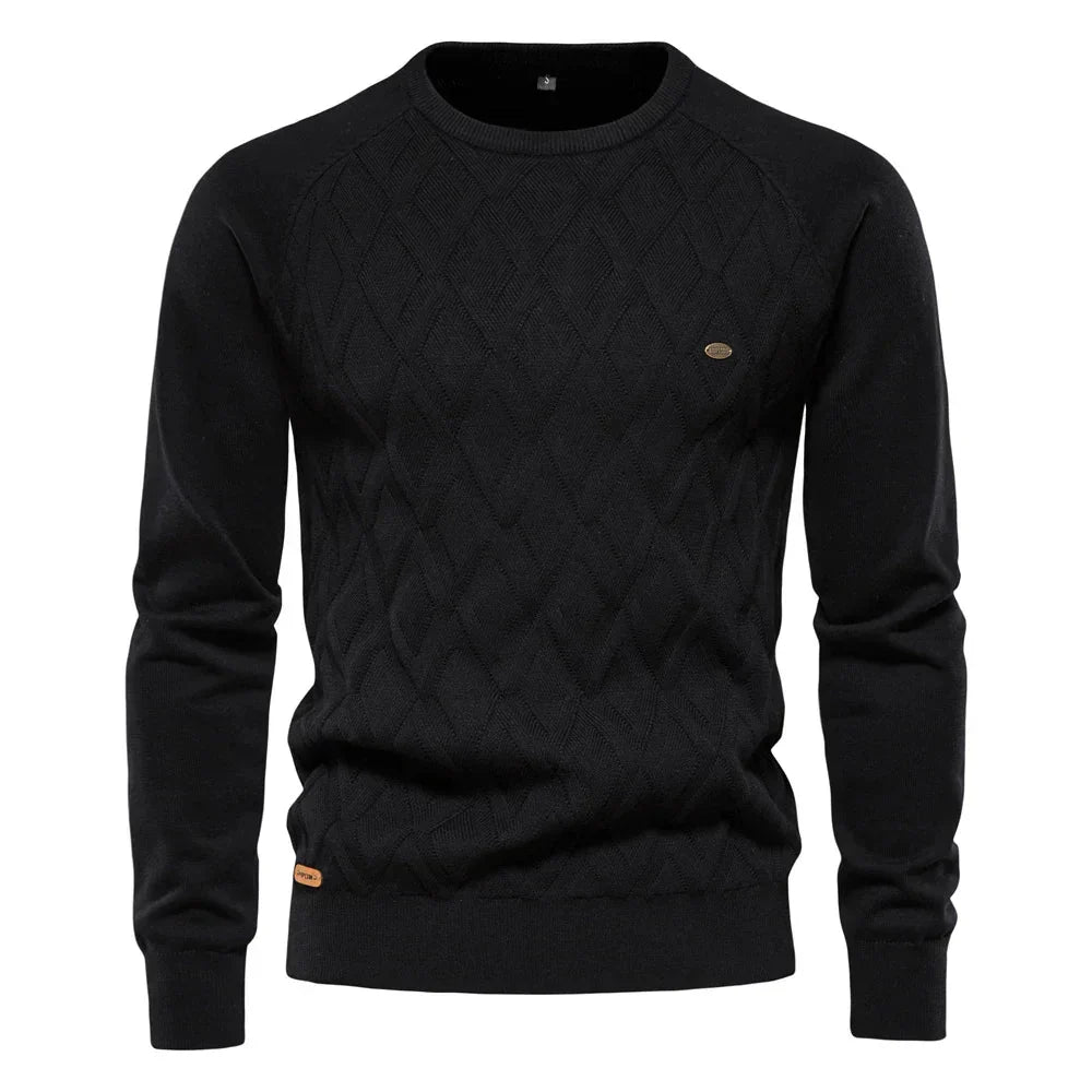 Daniel | Herren Pullover mit Karodesign