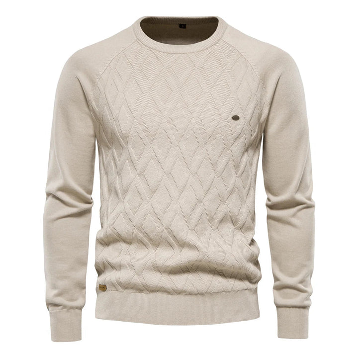 Daniel | Herren Pullover mit Karodesign