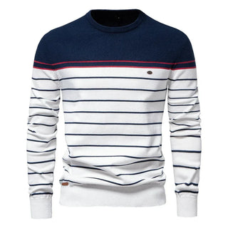 Sebastian | Herrenpullover mit Streifendesign