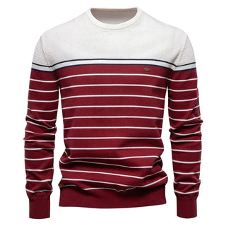 Sebastian | Herrenpullover mit Streifendesign