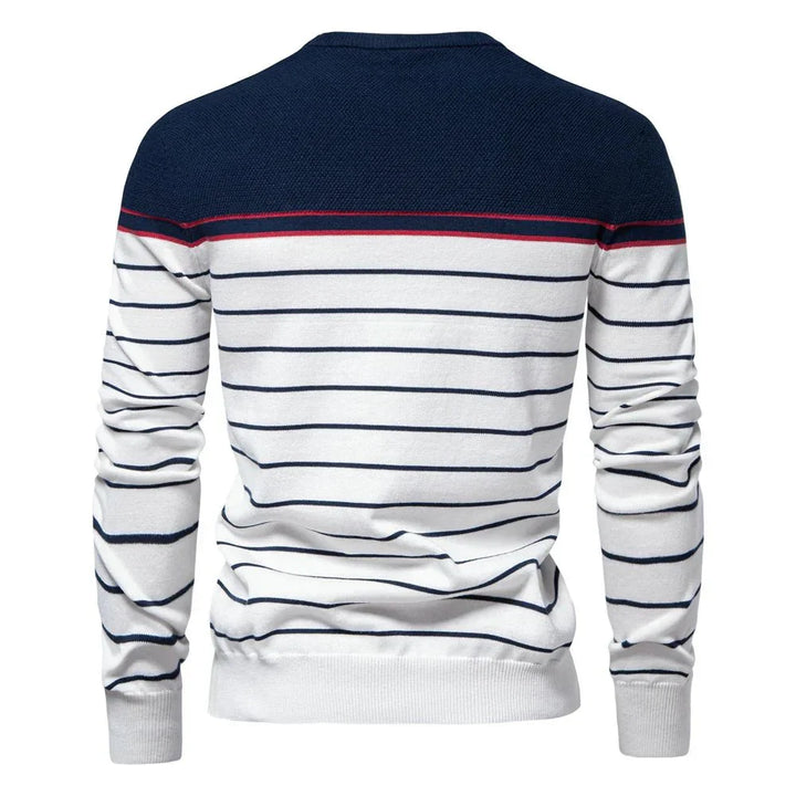 Sebastian | Herrenpullover mit Streifendesign